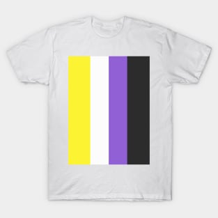 Proud Nonbinary Pride Flag (Proud LGBTQ+ Community Pride Flag) T-Shirt